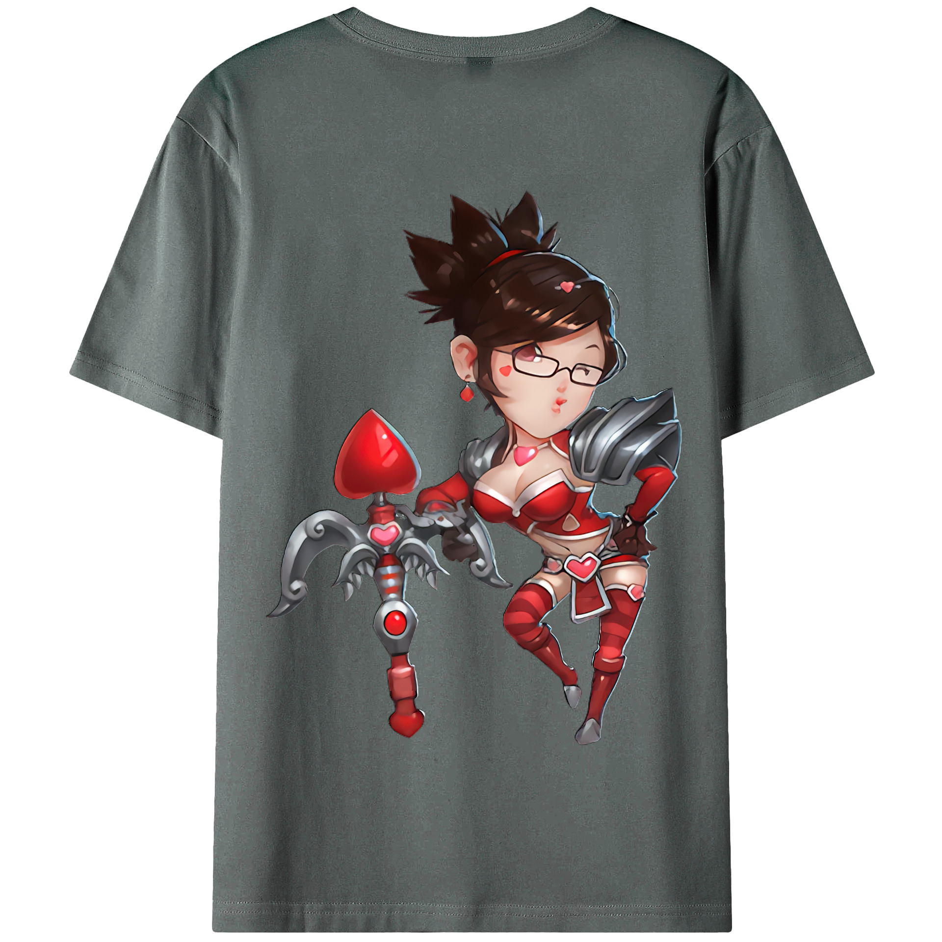 リーグ・オブ・レジェンド League of Legends LOL 綿100％半袖Tシャツ（背面プリント）